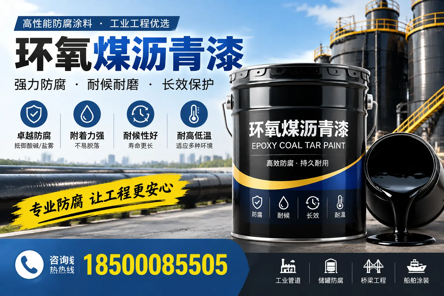 环氧煤沥青漆的施工方法与注意事项,确保在克拉玛依顺利完成